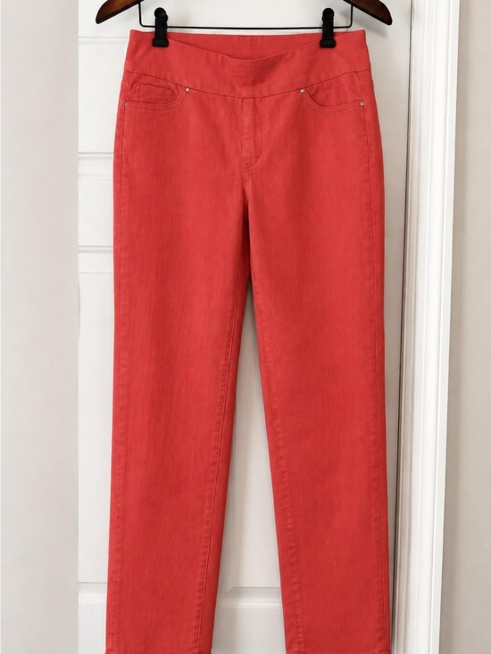 Denim & Co Women's Coral Pull On Stretch Denim Jeans NWOT 8 #2023